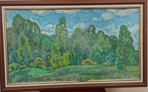 Картина «Зелений ліс», інвентарний № 163550